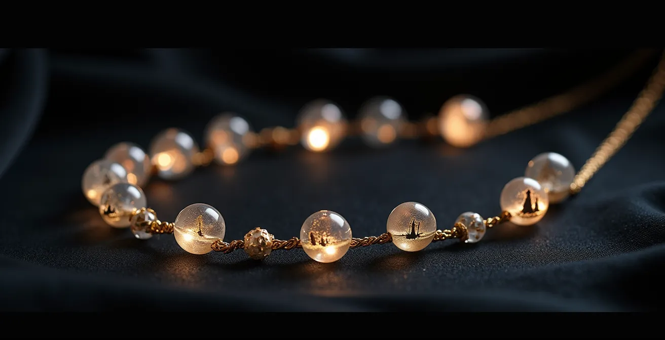 Structure narrative en collier de perles avec trame principale et boucles interactives locales