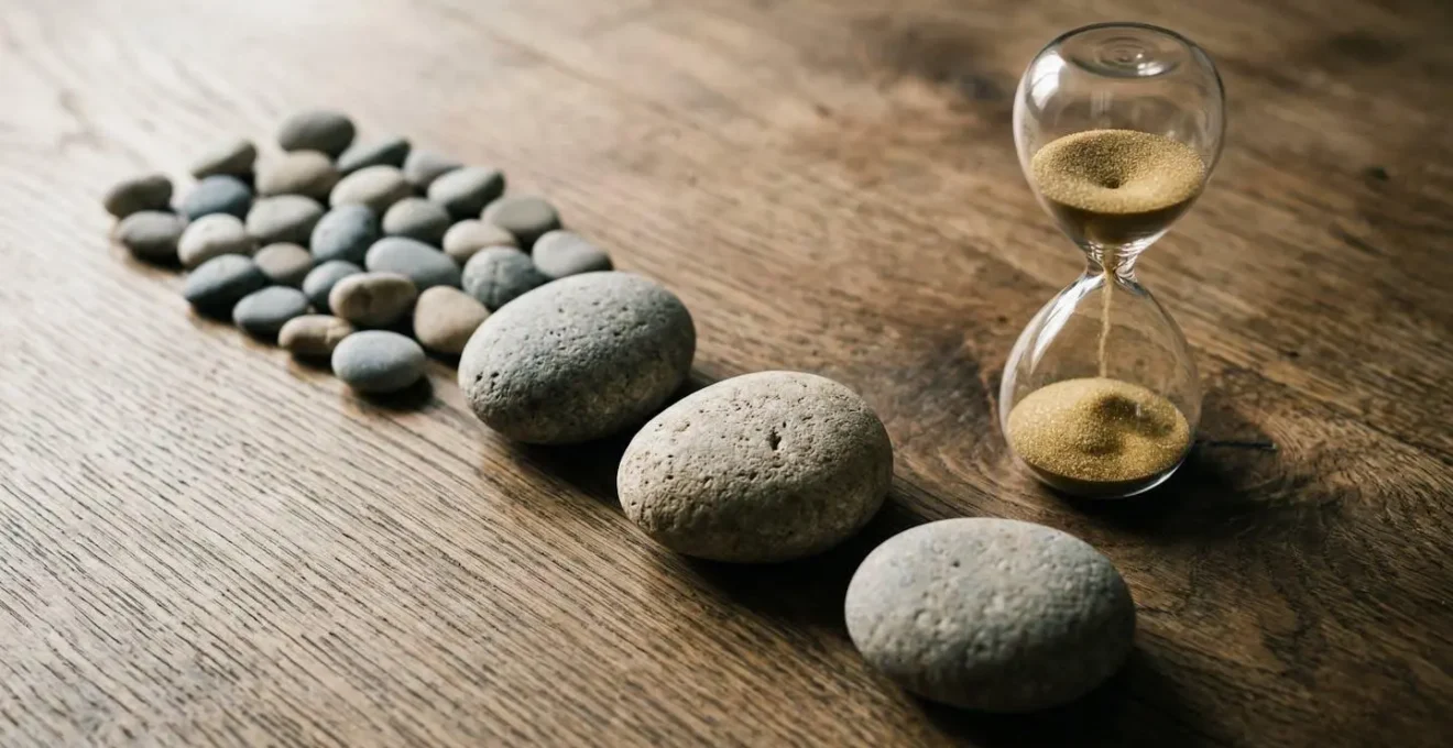 Représentation visuelle des différentes méthodes de gestion du temps avec des métaphores naturelles