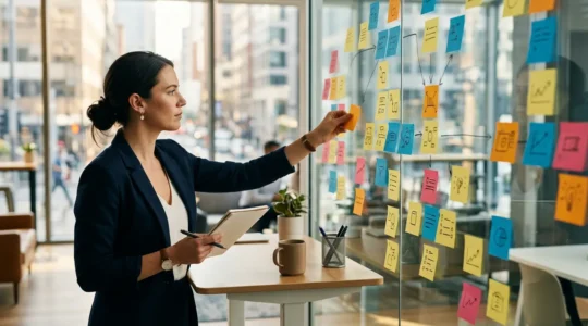 Personne déterminée développant activement son insertion professionnelle