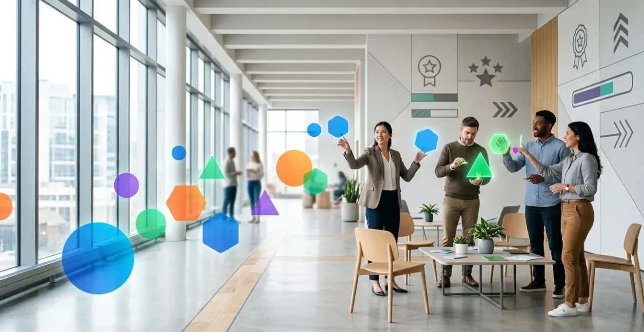 Environnement de formation immersif mêlant éléments de jeu et apprentissage professionnel